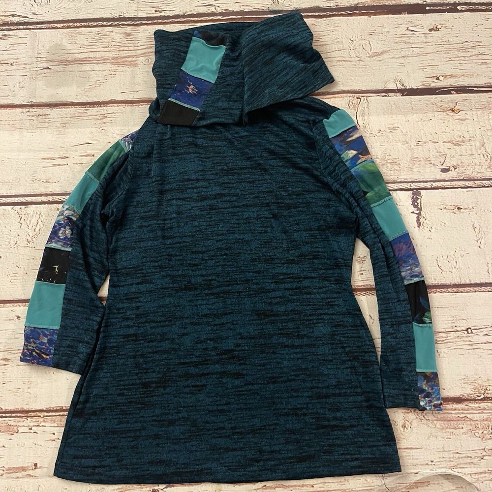 Joseph Ribkoff Colorblock Pullover Hoodie Size 8 Made In Canada